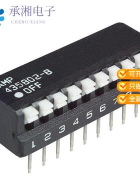 全新5435802-8正品SWTCH DIP 10POS RA UNSEALED GOLD