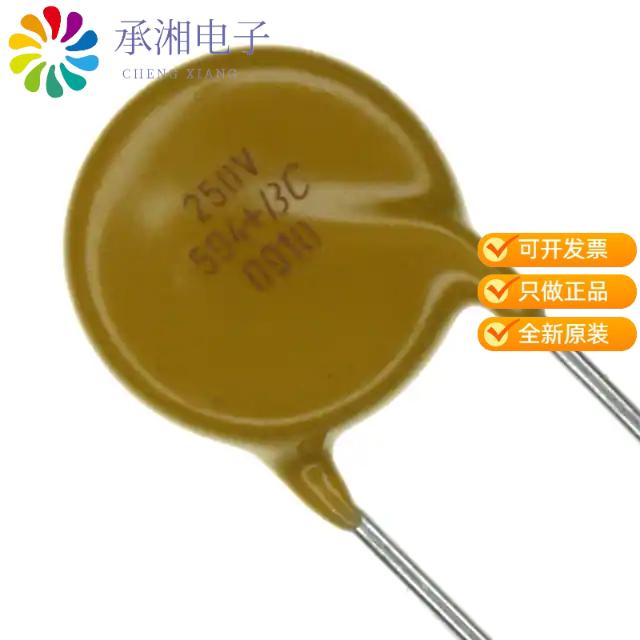 正品VDRS10P060BSE原装VARISTOR 100V 2.5KA DISC 12MM