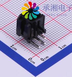 全新M3025R-2X2P正品线对板 间距3mm 2x2P 弯插 黑色