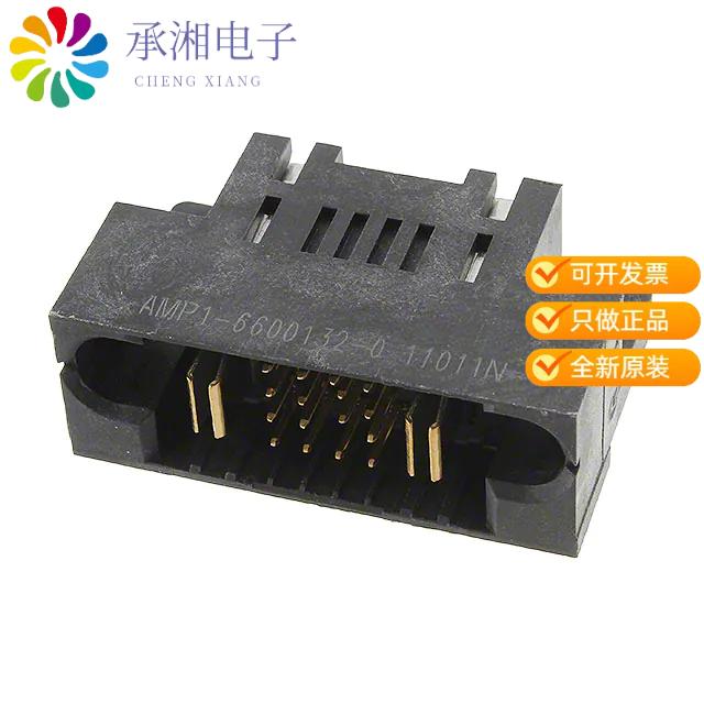 正品1-6600132-0原装CONN HEADER MULTI-BEAM 18POS PCB