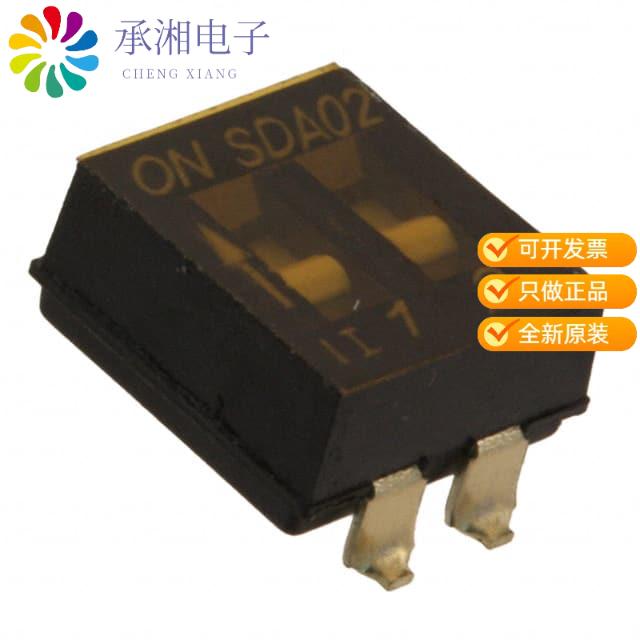 正品SDA02H0SB原装SWITCH SLIDE DIP SPST 25MA 24V