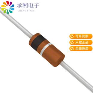 全新BZX55C5V1-TAP正品DIODE ZENER 5.1V 500MW DO35