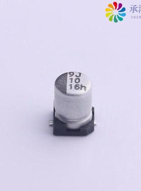 正品VEH100M1CTR-0406原装贴片铝电解电容 ±20% 3.2Ω 1