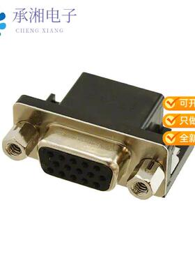 全新XM4L-1542-132正品CONN D-SUB HD RCPT 15P R/A SLDR