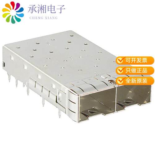 全新0747540220正品CONN SFP+ CAGE 1X2 PRESS-FIT R/A