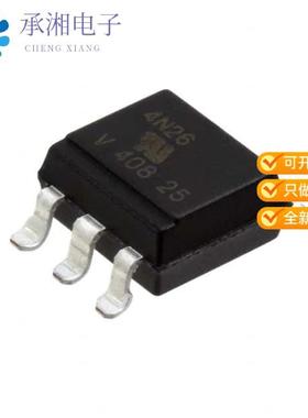 正品4N26-X009T原装OPTOISO 5KV TRANS W/BASE 6SMD