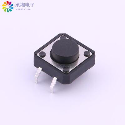 全新TC-1103-C-D正品轻触开关 12x12x5.5  插脚圆柱黑