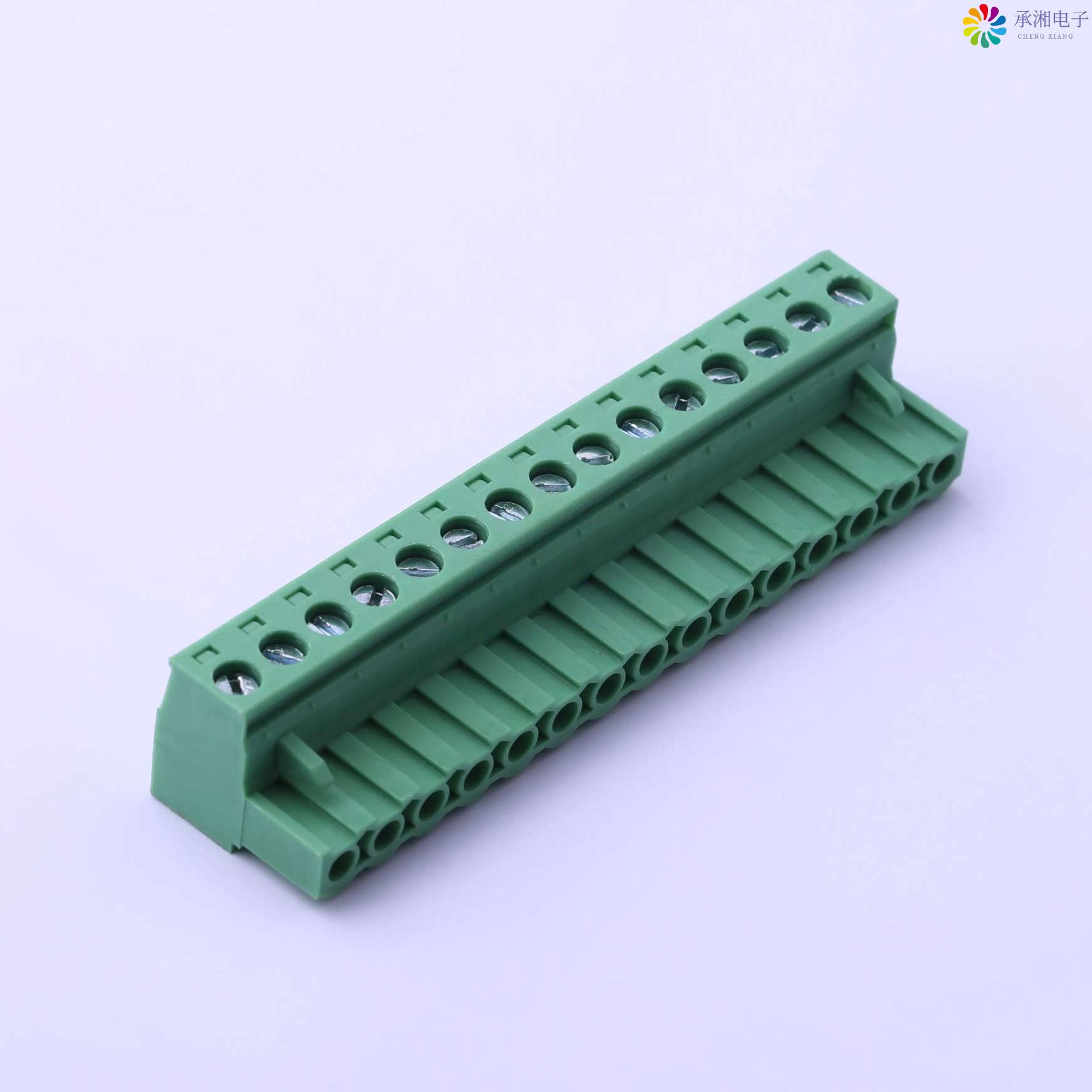 正品DB2EK-5.08-15P-GN-S原装5.08mm 排数:1 每排P数:15