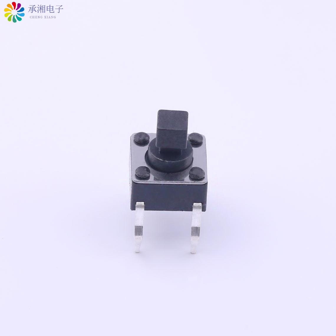 正品TC-1102T-C原装6x6x7.3方头插件轻触开关260gf