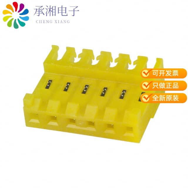 正品3-644466-6原装CONN RCPT 6POS IDC 20AWG TIN