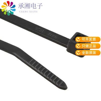 全新1-604774-0正品CBL TIE ING BLK 50LBS 1.292'