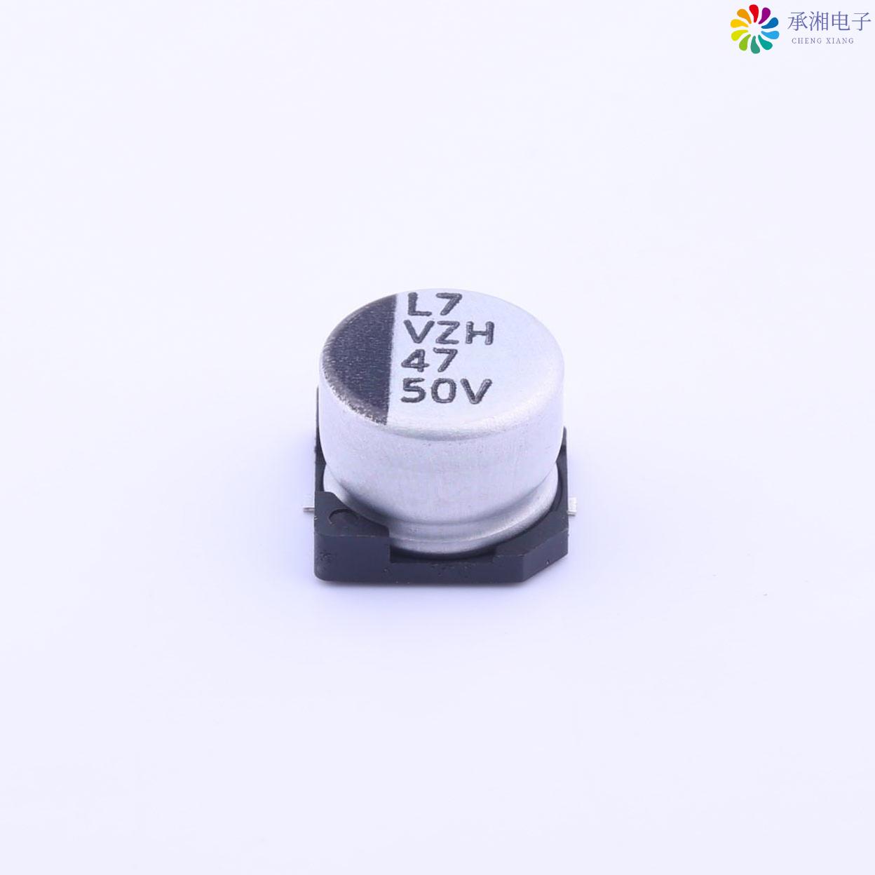 正品VZH470M1HTR-0806L原装贴片铝电解电容 ±20% 680mΩ