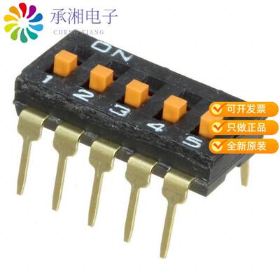 全新A6T-0101正品SWITCH SLIDE DIP SPST 25MA 24V