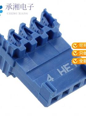 正品281709-4原装CONN PLUG 4POS IDC 24AWG GOLD