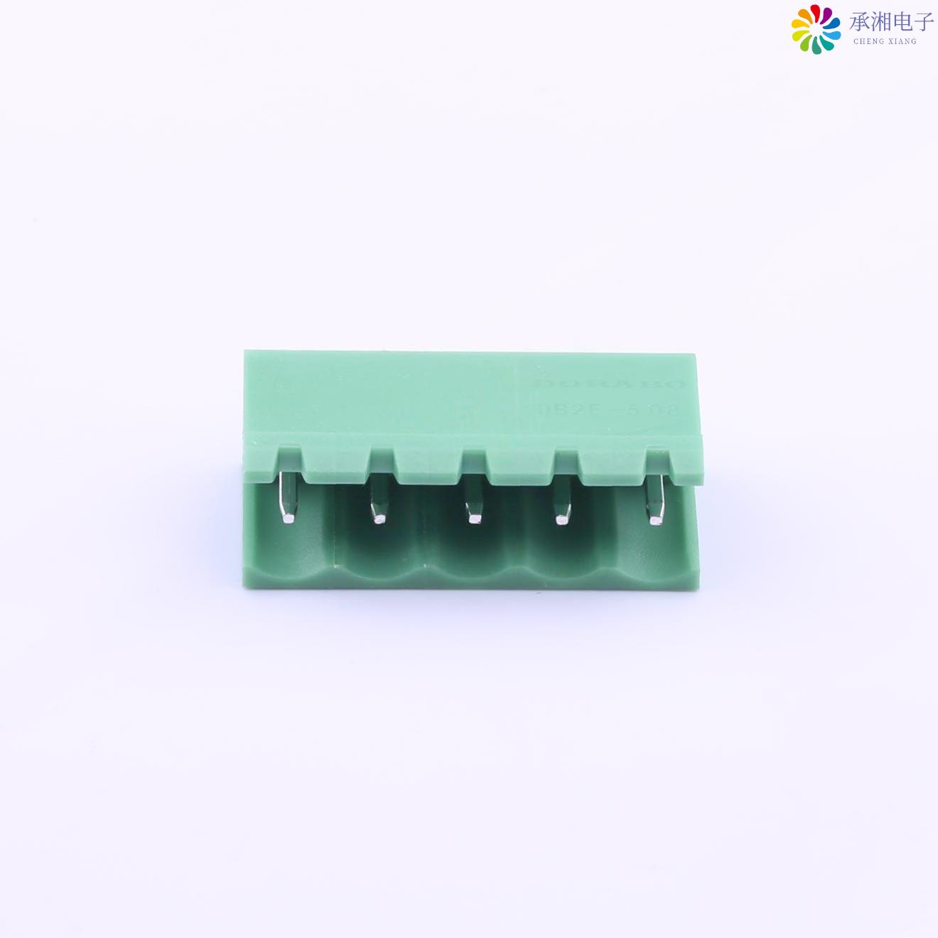 正品DB2EV-5.08-5P-GN原装5.08mm 排数:1 每排P数:5 直针