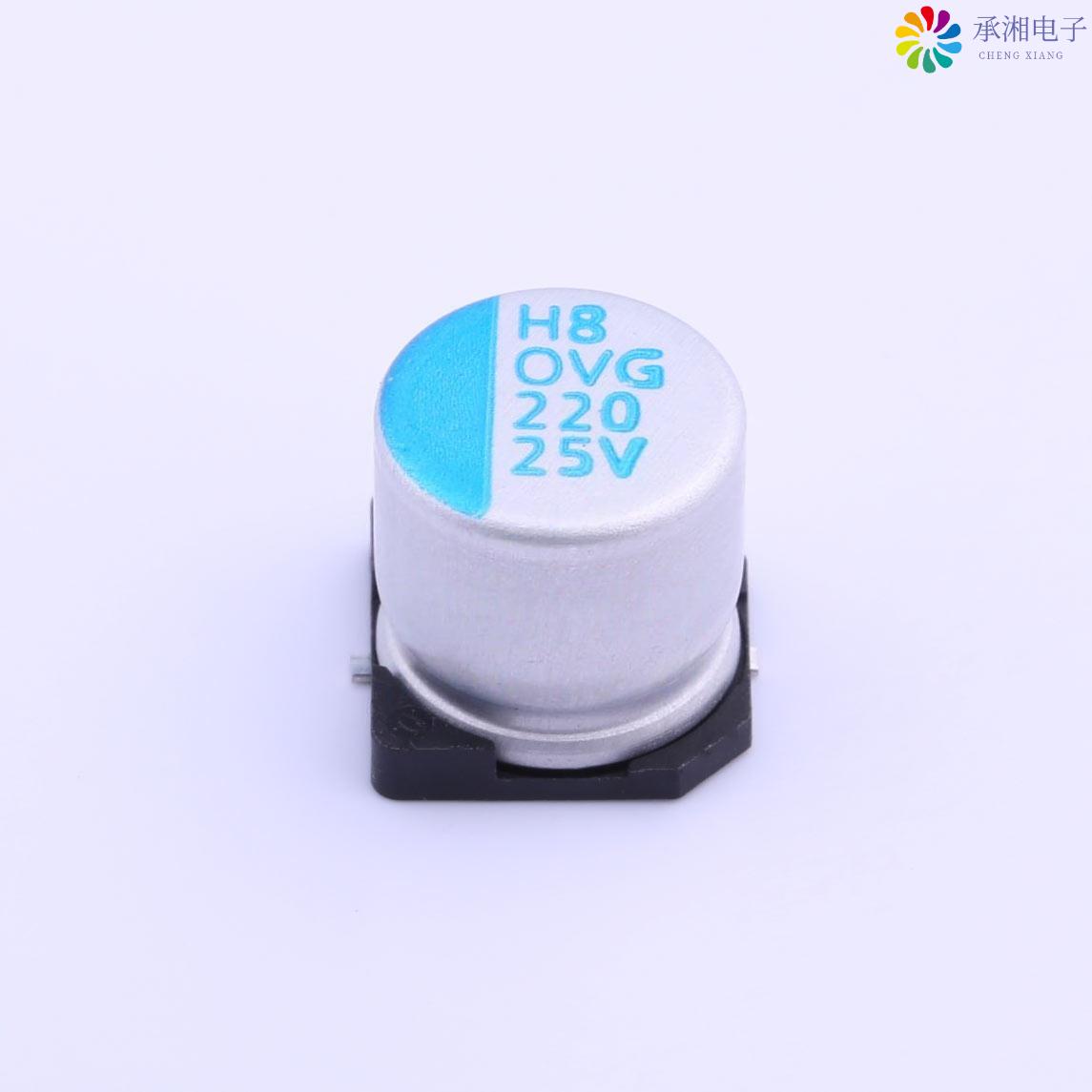 正品OVG221M1ETR-1010原装贴片铝电解电容 ±20% - 25V