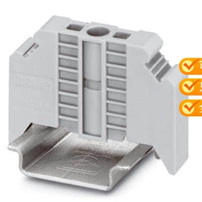 正品0800886原装CONN TERM BLK END BRCKT RAIL GRY