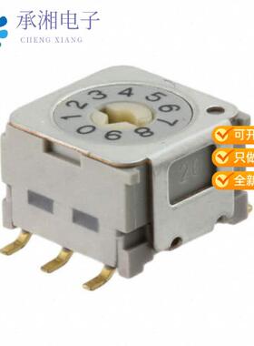 全新ND3FR10P-R正品SWITCH ROTARY DIP BCD 100MA 5V