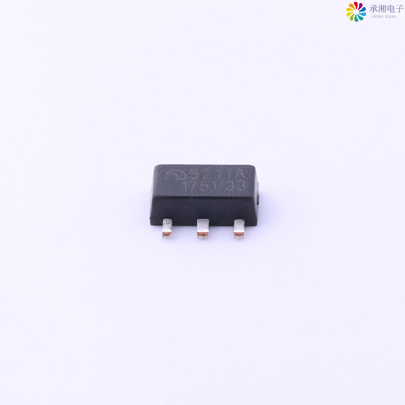 正品ME6211A33PG-N原装Vin=6V Vout=3.3V 500mA 70dB@(