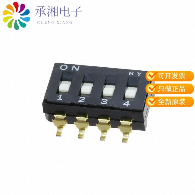 正品CFS-0402TB原装SWITCH DIP 4POS SPST 100MA 6V