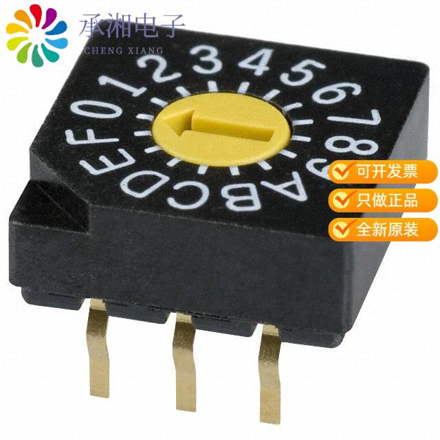 正品SD-1010原装SWITCH ROTARY DIP HEX 100MA 5V