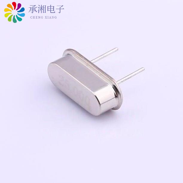 正品49SAC25000122040原装无源晶振 25MHz ±20ppm 12pF
