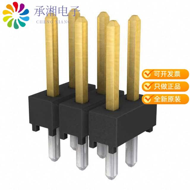 正品TSW-103-07-L-D原装CONN HEADER VERT 6POS 2.54MM