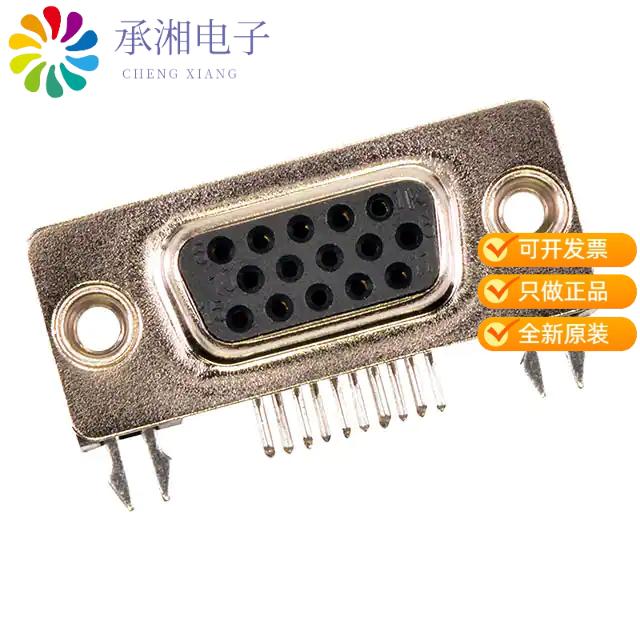全新1731130133正品FCT HD DSUB RA PC RCPT 15 PN W/C - 实物图