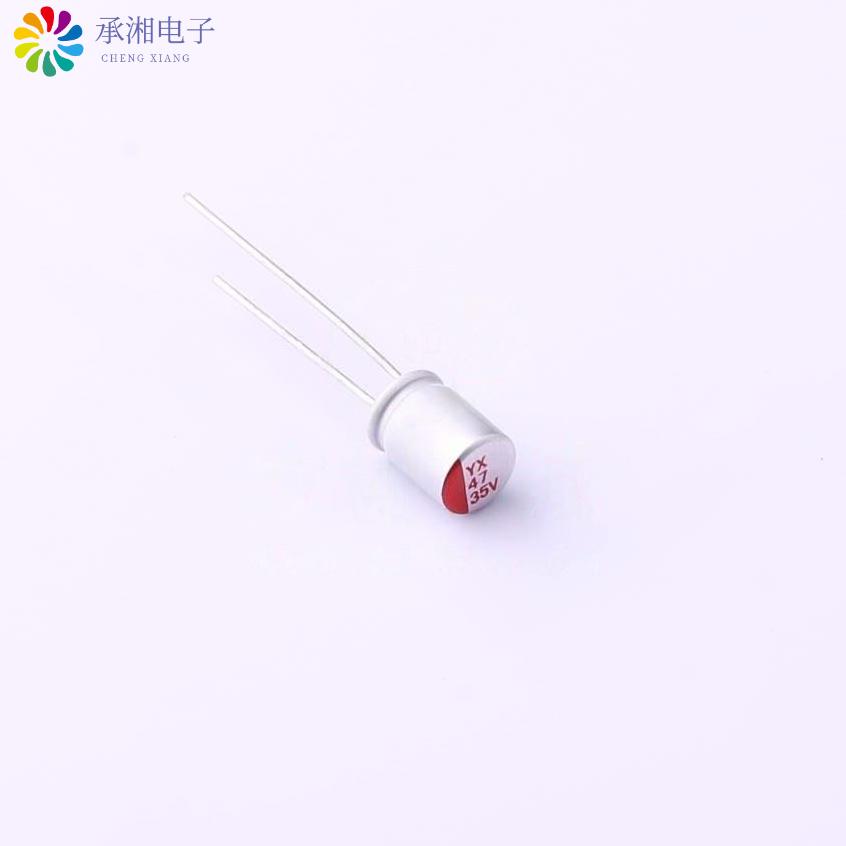 正品SPT1VM470E08OR原装直插铝电解电容 ±20% 35V 47µF