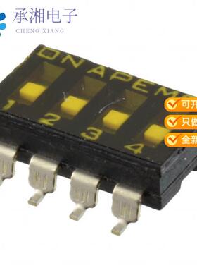 正品DMR04TTR原装SWITCH SLIDE DIP SPST 25MA 24V