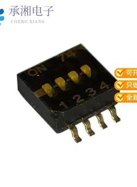 正品218-4LPSTR原装SWITCH SLIDE DIP SPST 25MA 24V