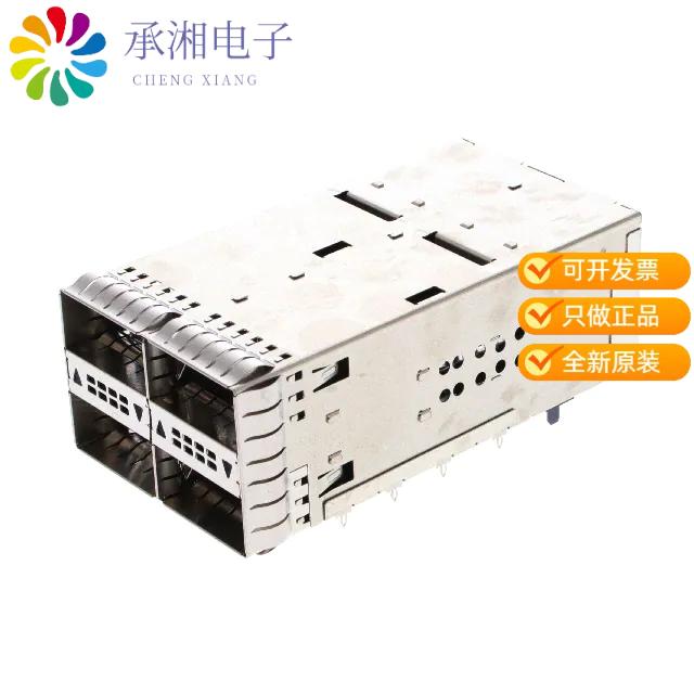 正品2308171-9原装CONN ZQSFP+ RCP CAGE 2X2 152P RA