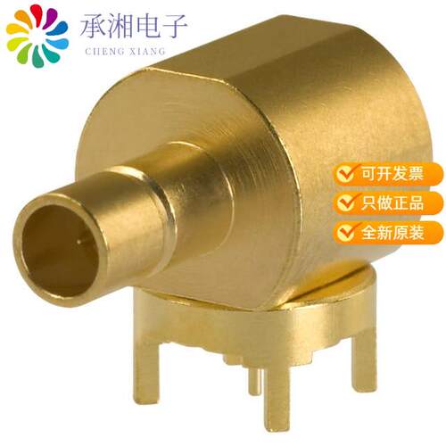 全新131-8701-301正品CONN MINI SMB JACK R/A 75OHM PCB