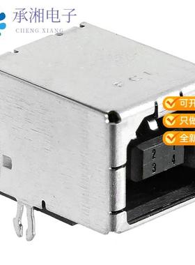 正品61729-1011BLF原装CONN RCPT USB2.0 TYPEB 4POS R/A