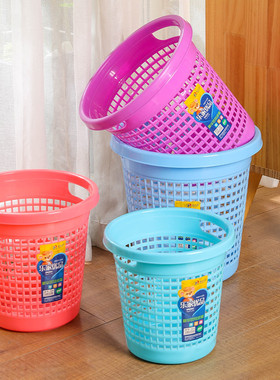 北欧简约垃圾桶家用卧室网红客厅厨房卫生间办公室豪华双耳大纸篓