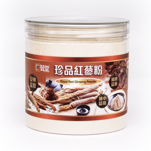 仁御堂珍品红参粉150g健康食品中式养生滋养调理肠胃冲饮罐装进口