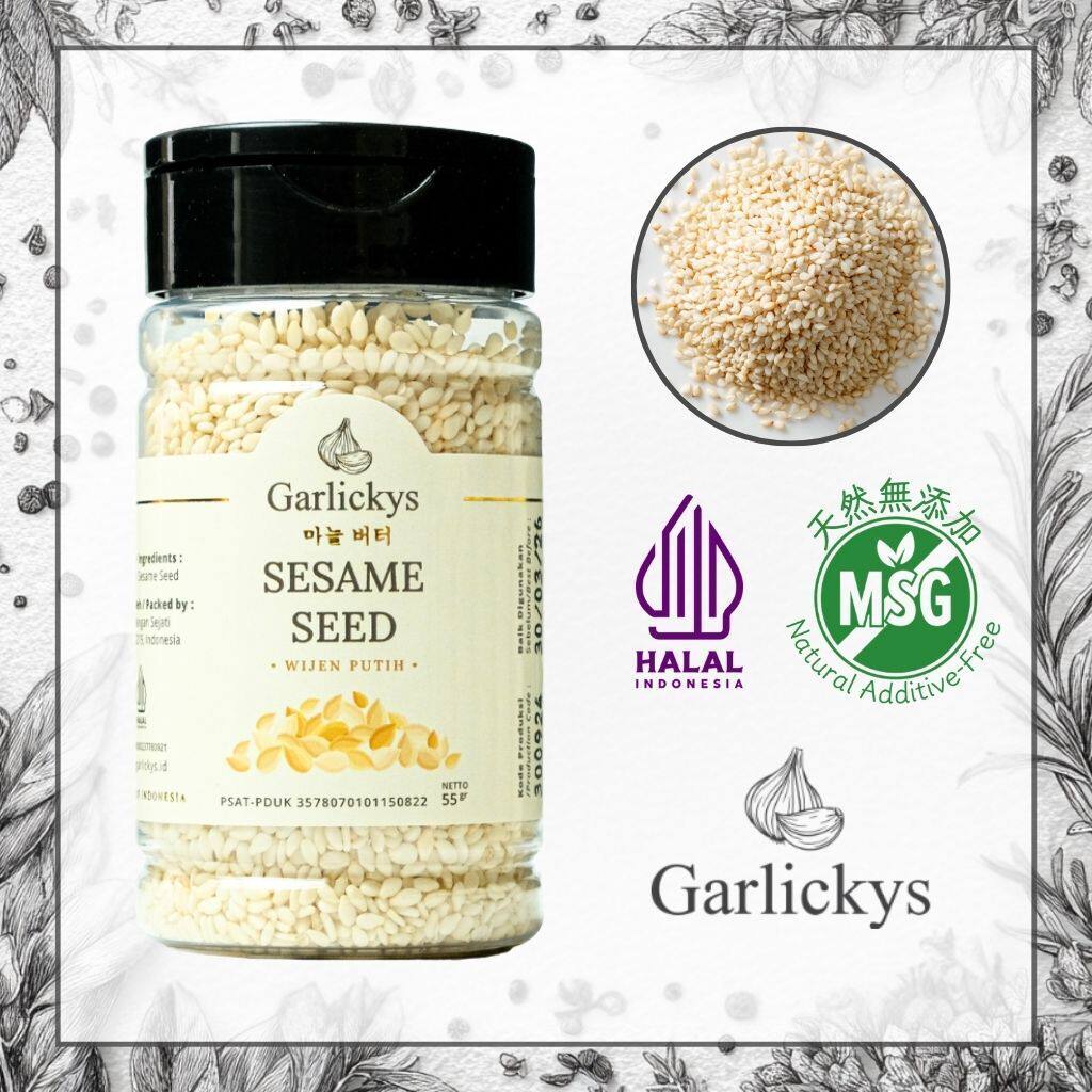 Garlickys 芝麻55克调味料包装酱类调料天然无添加酱料烹饪香料版