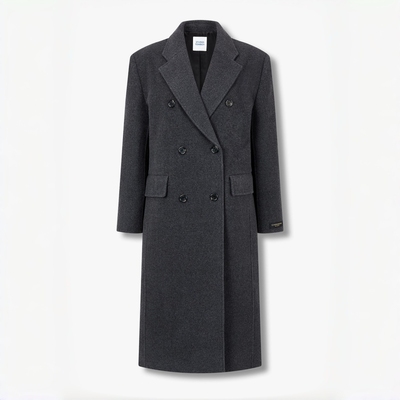 STUDIO TOMBOY 双层羊绒混纺西装大衣女通勤长款气质宽松保暖外套
