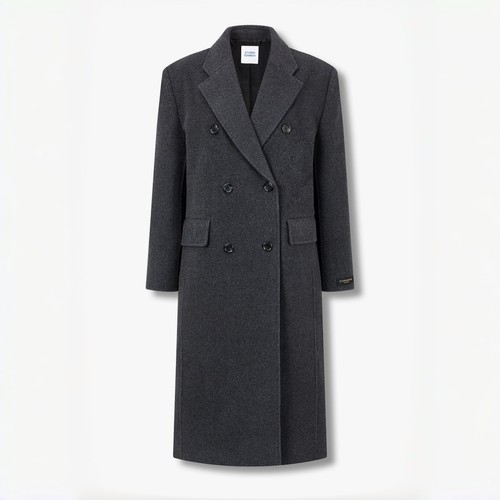 STUDIO TOMBOY 双层羊绒混纺西装大衣女通勤长款气质宽松保暖外套