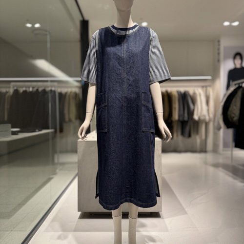 STUDIO TOMBOY 夏季ins风吊带牛仔连衣裙女 叠穿外搭显瘦中长款