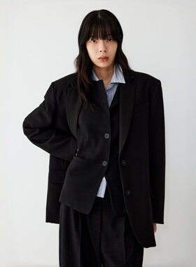 STUDIO TOMBOY 宽松西装外套女 韩系通勤休闲 oversize 百搭夹克