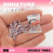 摆件迷你娃屋玩具OB11手工仿真零食大白兔奶糖食玩微缩不能吃