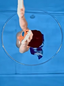 水中O环形气泡儿童潜水训练水中玩具闭气训练水中O环形气泡水下