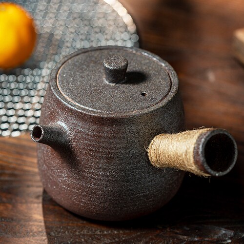 六合堂家用原矿陶泥柴烧煮茶壶