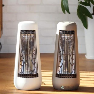 日本代购 ±0 家庭用小号便携式落地速热电暖气取暖器小太阳