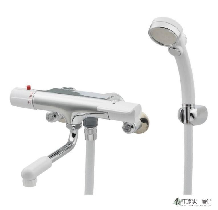 日本包税直邮原装进口谷大KAKUDAI恒温增压花洒淋浴龙头特殊曲脚