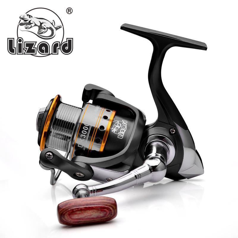 LIZARD11轴斜口浅线杯路亚纺车轮海竿轮矶竿轮钓鱼轮渔轮鱼线轮