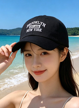 韩版字母刺绣女棒球帽遮阳百搭