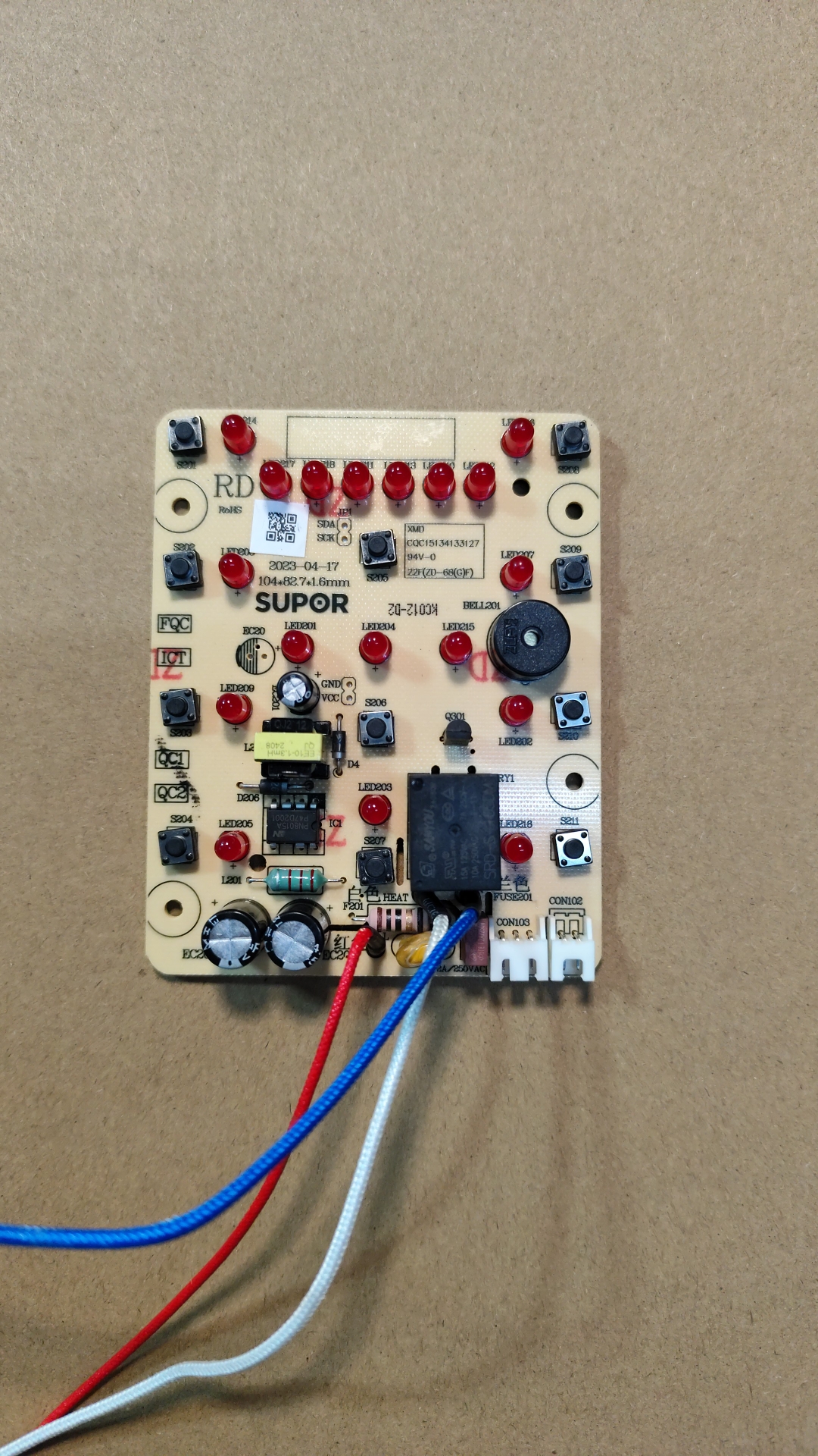 苏泊尔电压力锅50YC906B SY-60YC503D SY-50YC15灯板按键板显示板