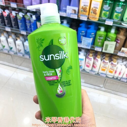 泰国进口sunsilk夏士莲控油去屑洗发水625ml